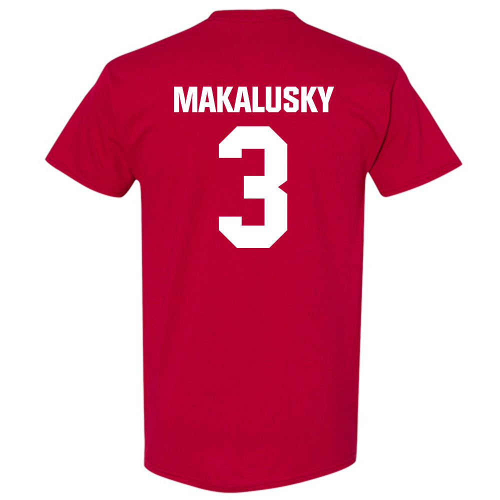 Indiana - NCAA Women's Basketball : Maya Makalusky - Classic Shersey T-Shirt-1