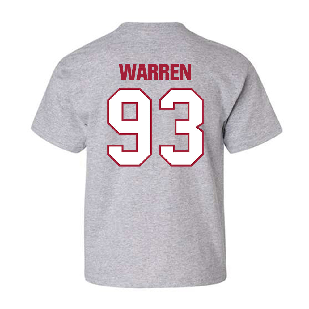 Indiana - NCAA Football : Quinn Warren - Classic Shersey Youth T-Shirt-1