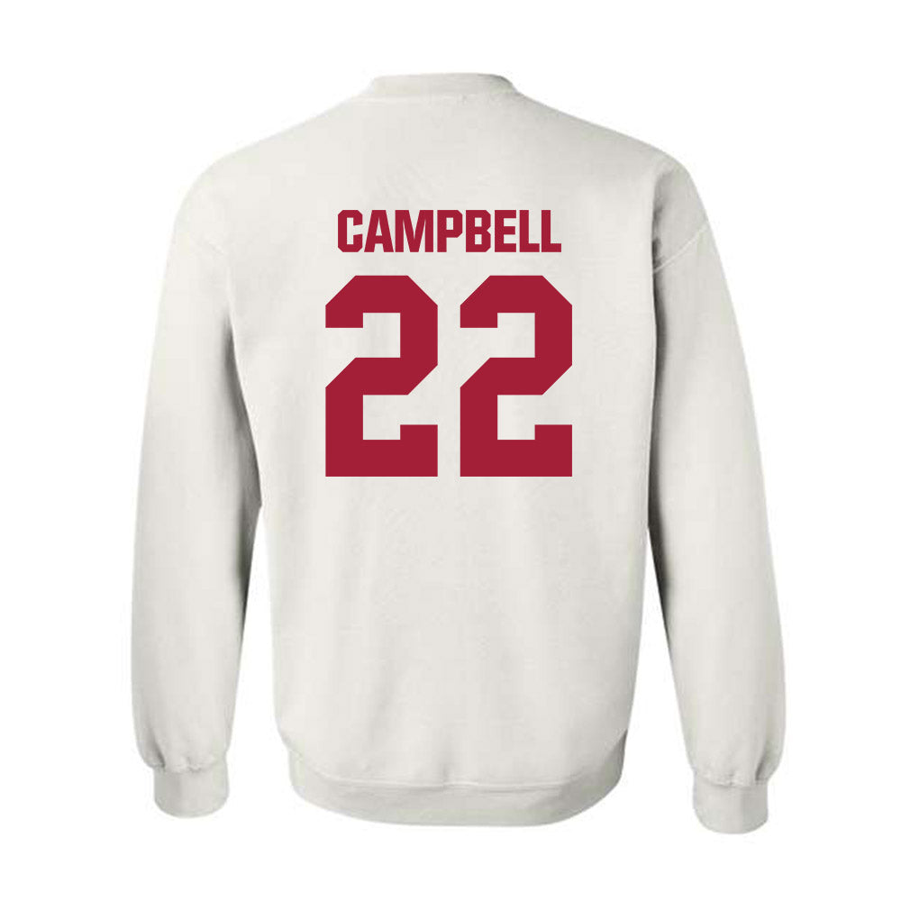 Indiana - NCAA Football : Jayreon Campbell - Classic Shersey Crewneck Sweatshirt-1