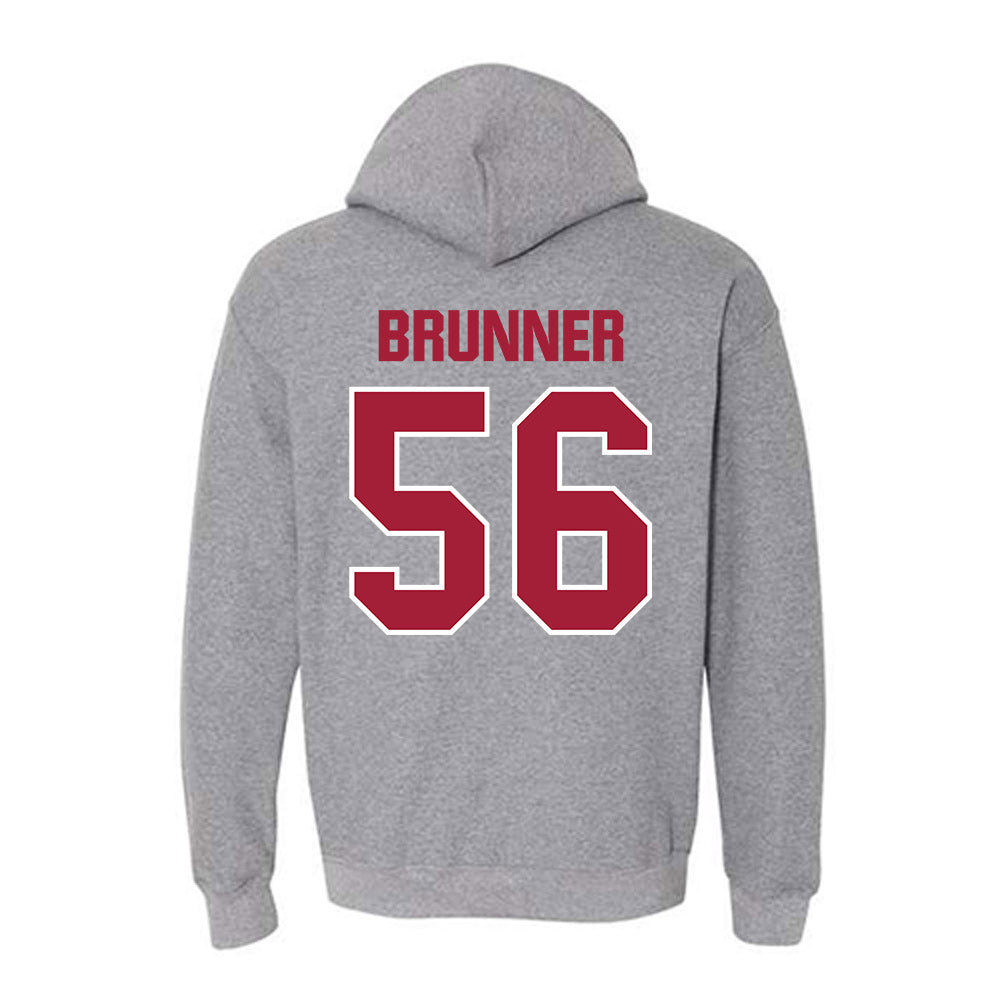 Indiana - NCAA Football : Joe Brunner - Classic Shersey Hooded Sweatshirt-1