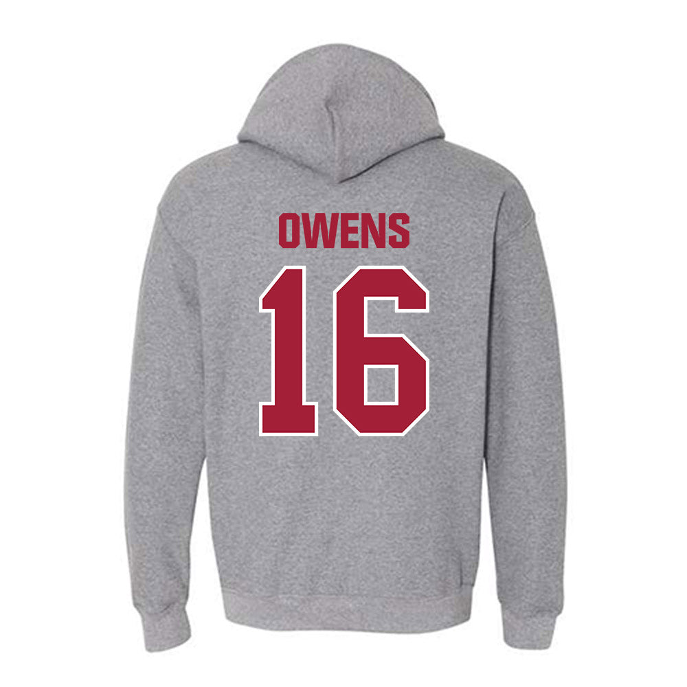 Indiana - NCAA Football : Jamar Owens - Classic Shersey Hooded Sweatshirt-1
