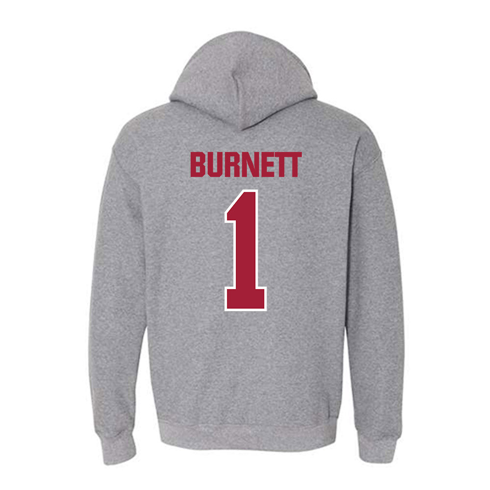 Indiana - NCAA Softball : Breezy Burnett - Classic Shersey Hooded Sweatshirt-1