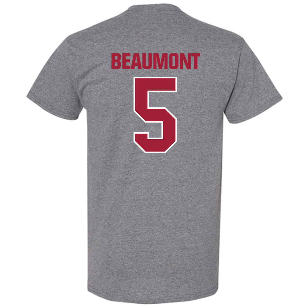 Indiana - NCAA Women's Basketball : Lenee Beaumont - Classic Shersey T-Shirt-1