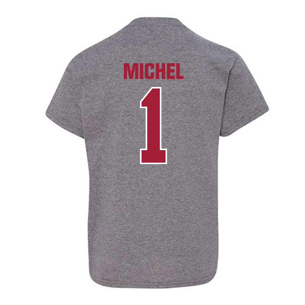 Indiana - NCAA Men's Soccer : Judewellin Michel - Classic Shersey Youth T-Shirt-1