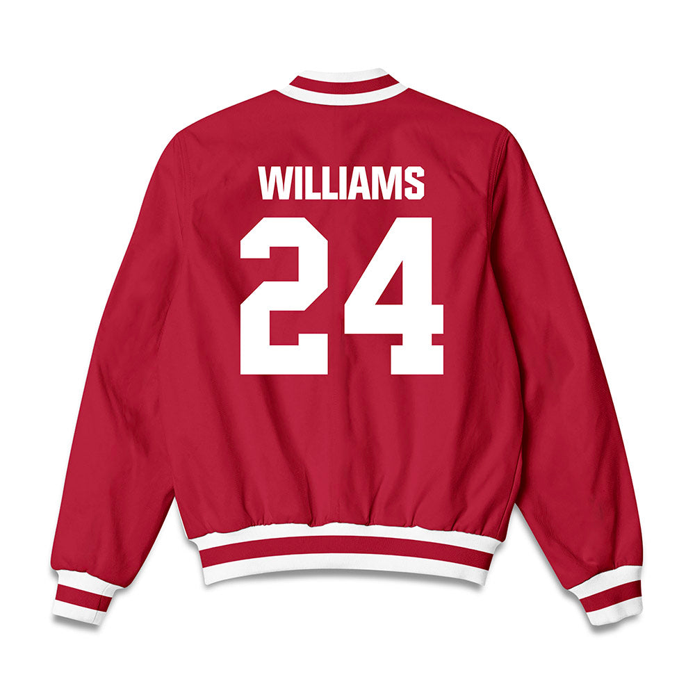 Indiana - NCAA Football : Jadyn Williams - Bomber Jacket-1