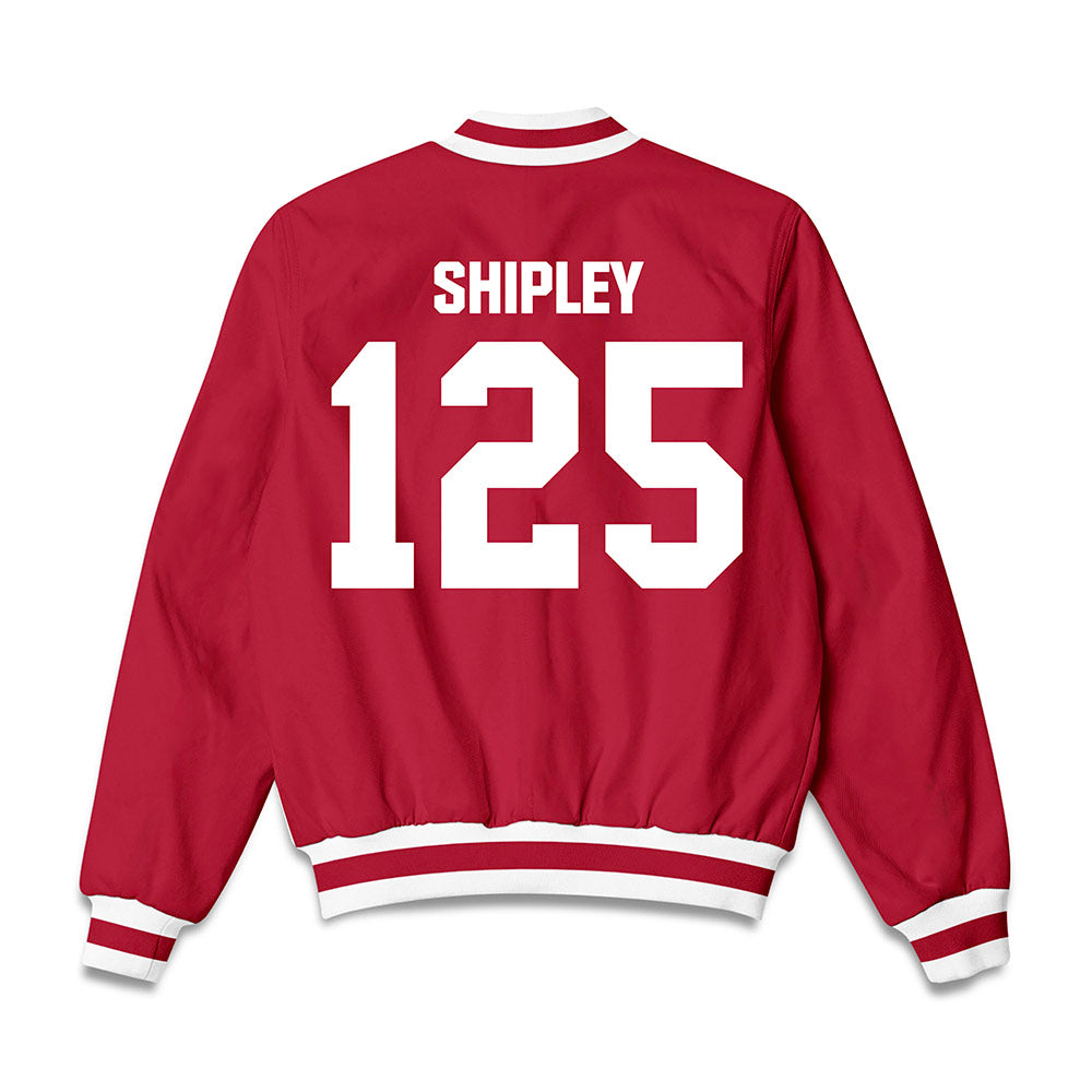 Indiana - NCAA Wrestling : Jackson Shipley - Bomber Jacket-1