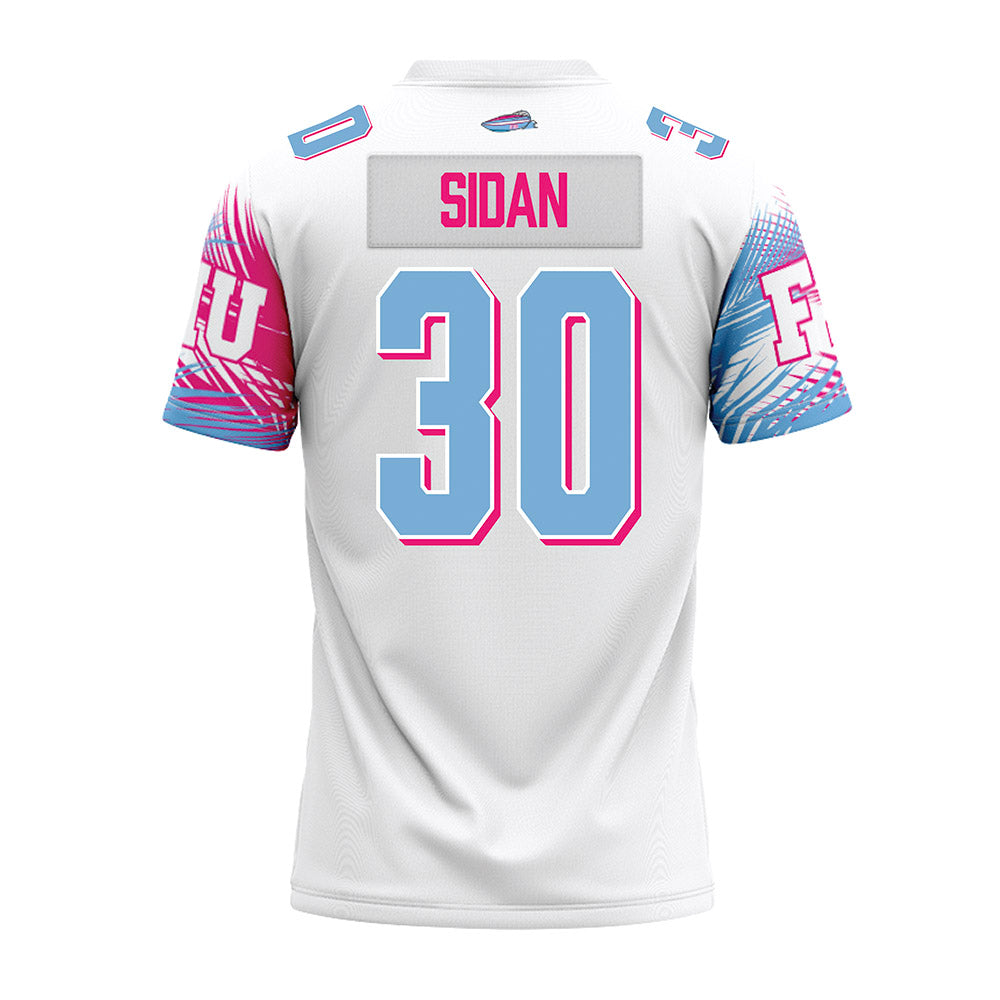FIU - NCAA Football : Noah Sidan - Vice White Premium Football Jersey-1
