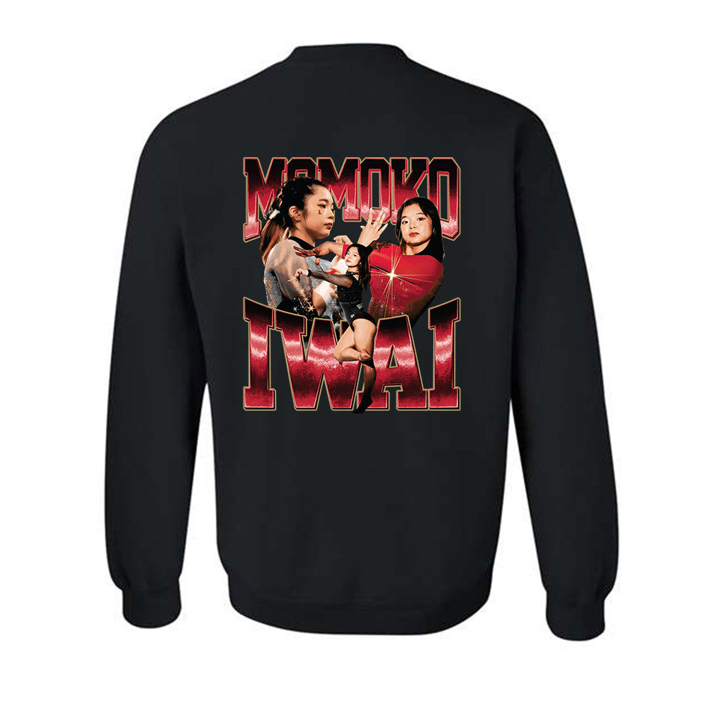 DU - NCAA Women's Gymnastics : Momoko Iwai - Player Collage Crewneck Sweatshirt-1