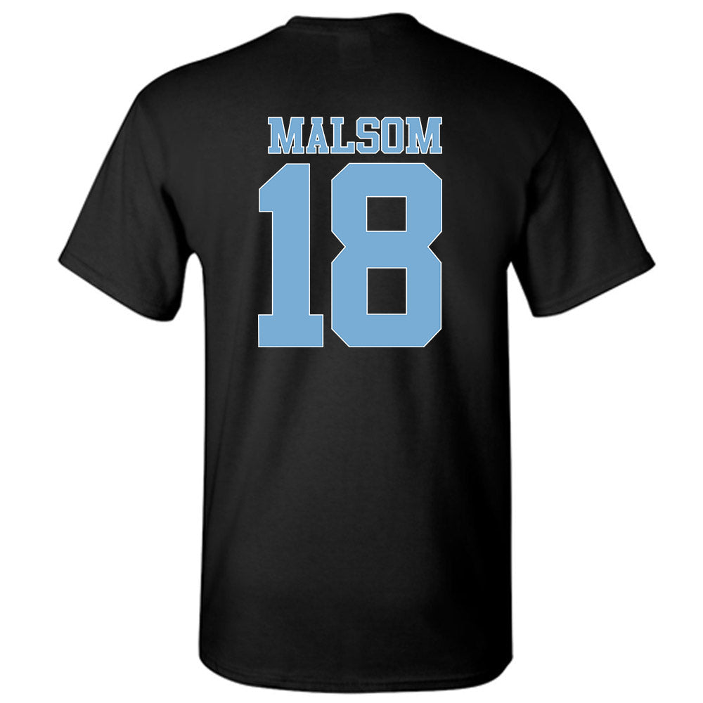 UNC - NCAA Women's Soccer : Lauren Malsom - Vintage Black Championship T-Shirt-1