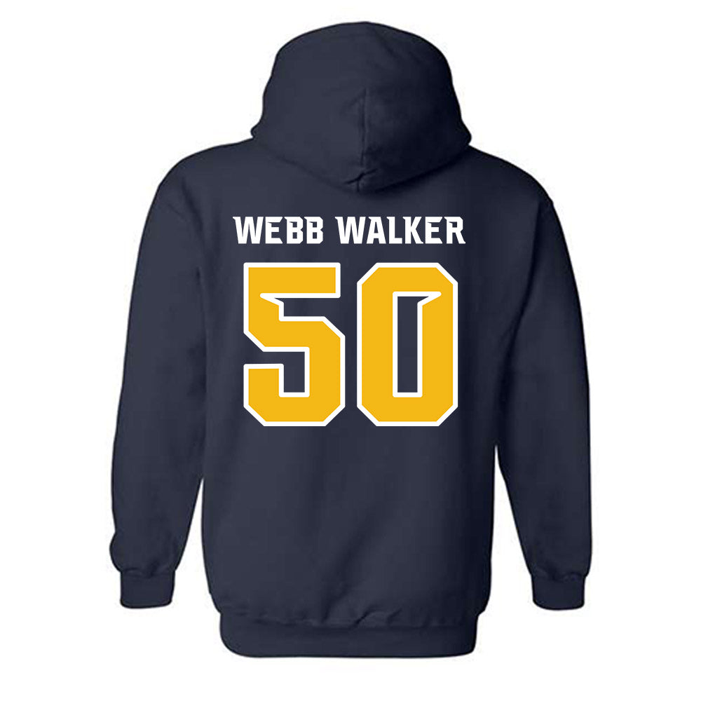 Northern Arizona - NCAA Football : Nikhil Webb Walker - Kiss My Axe V3 Classic Shersey Hooded Sweatshirt-1