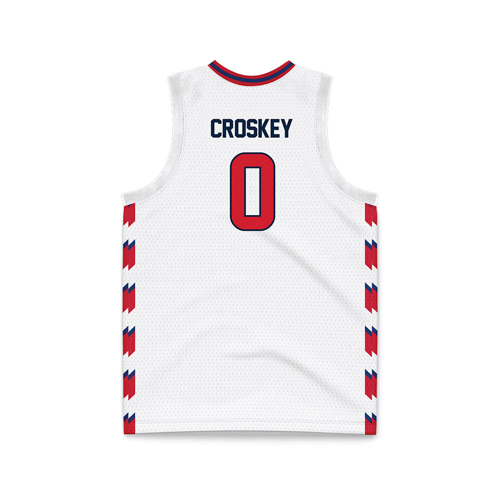 Francis Marion - NCAA Women's Basketball : Kiara Croskey - White Basketball Jersey-1