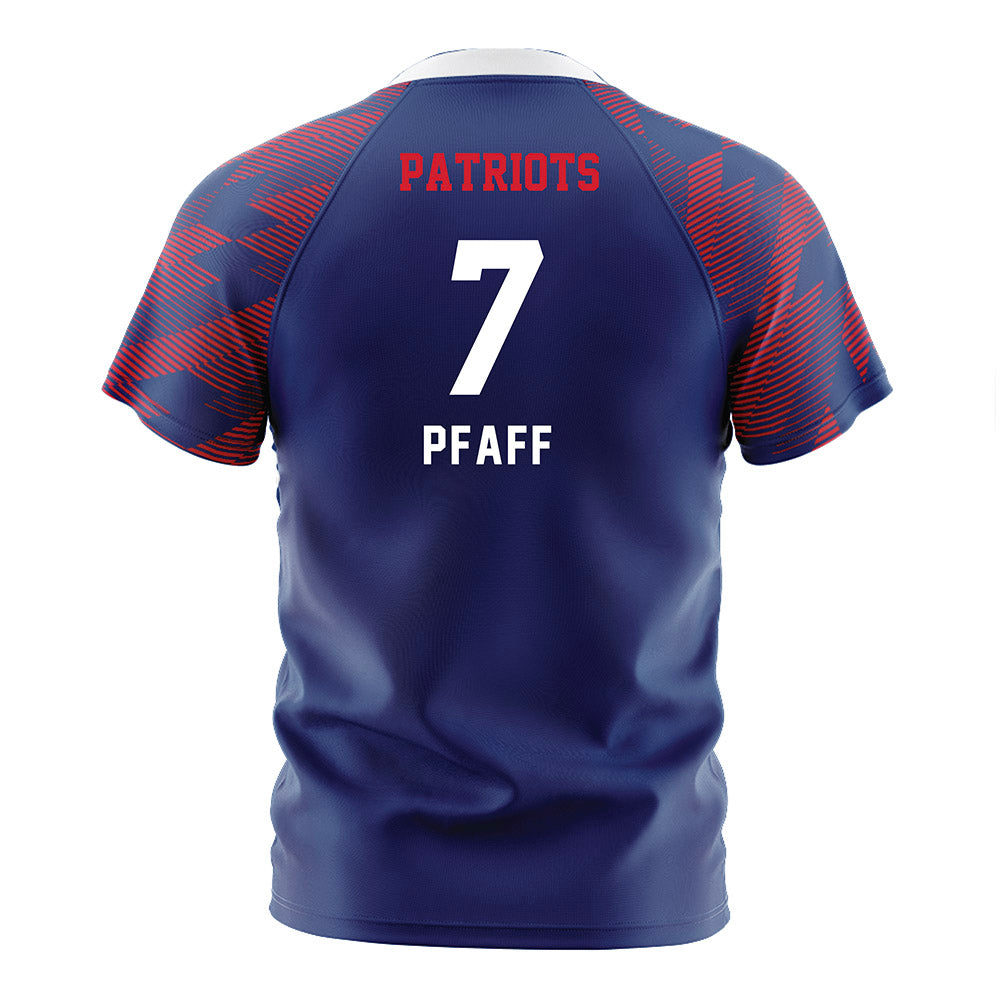 Francis Marion - NCAA Women's Soccer : Chloe Pfaff - Blue Soccer Jersey-1
