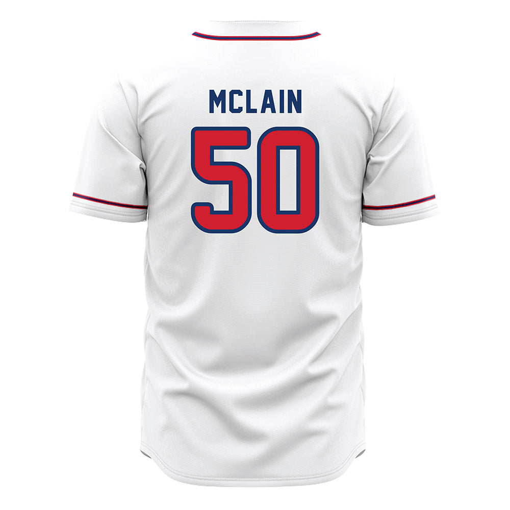 Francis Marion - NCAA Baseball : Reed McLain - White Jersey-1