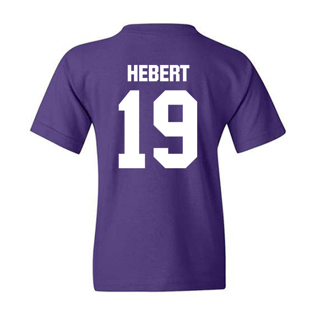 Portland - NCAA Baseball : Curtis Hebert - Youth T-Shirt-1