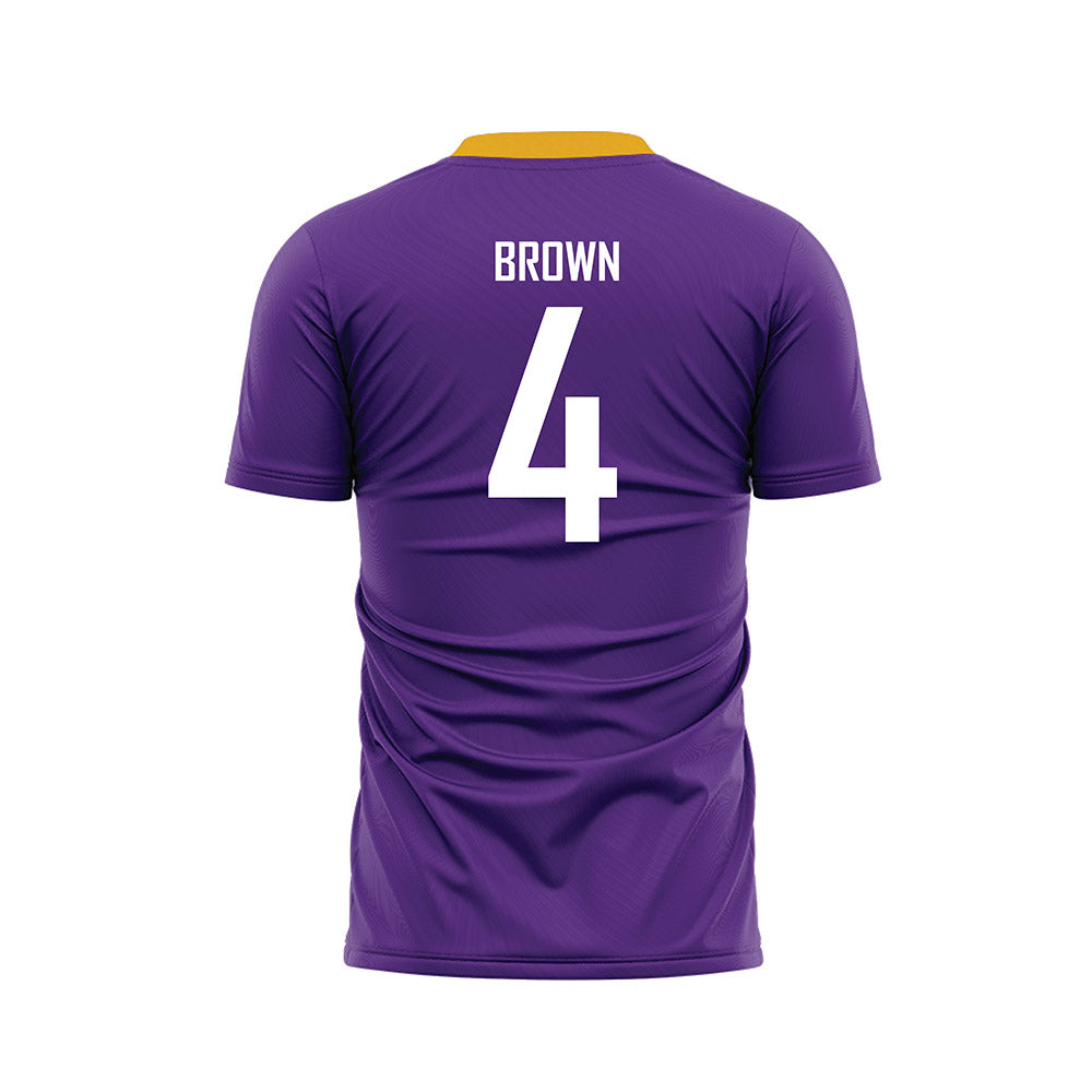 PVAMU - NCAA Women's Soccer : Amiah Brown - Purple Soccer Jersey-1