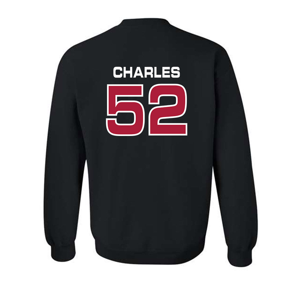 CWU - NCAA Football : Royal Charles - Classic Shersey Crewneck Sweatshirt-1