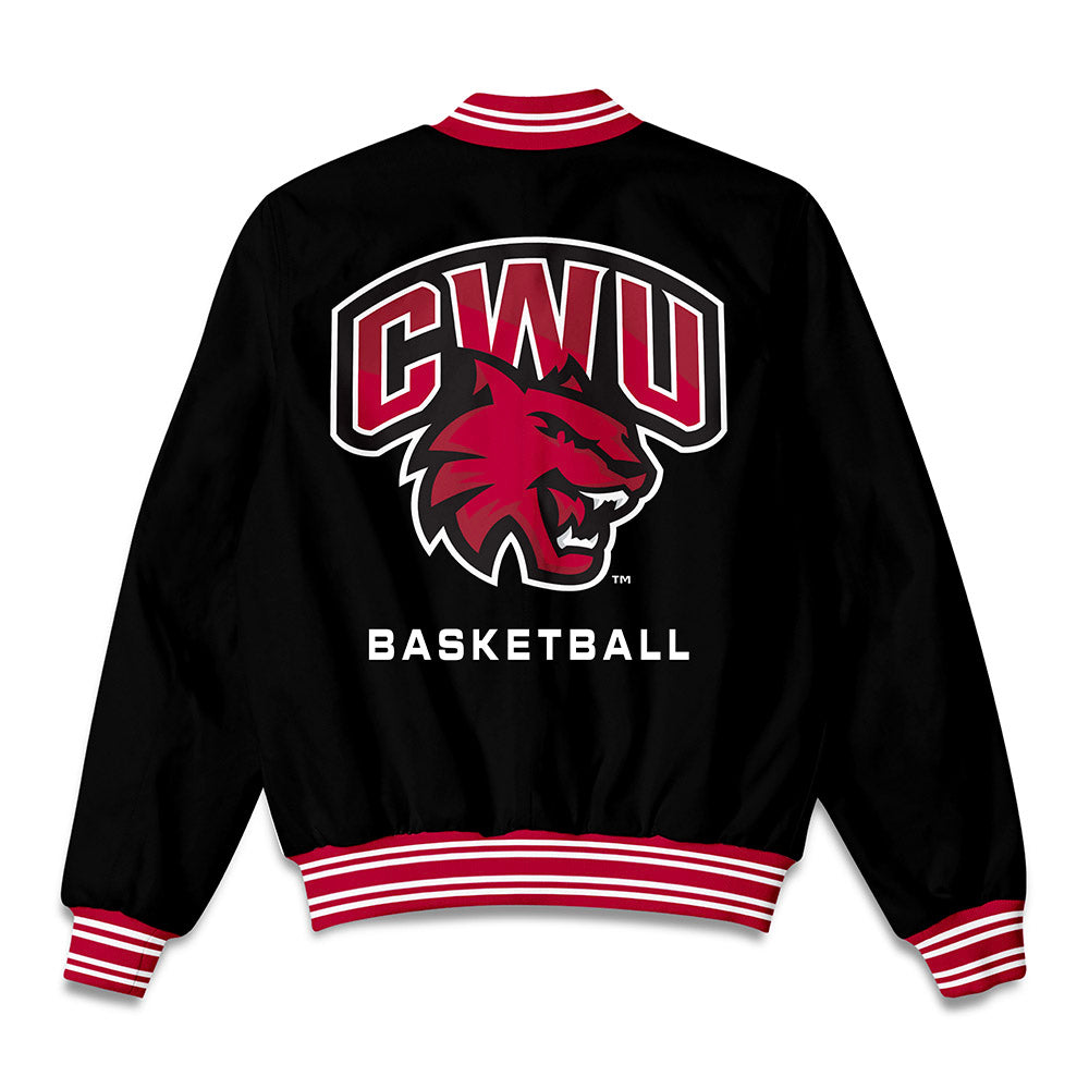 CWU - NCAA Women's Basketball : Rylee Leishman - Bomber Jacket-1