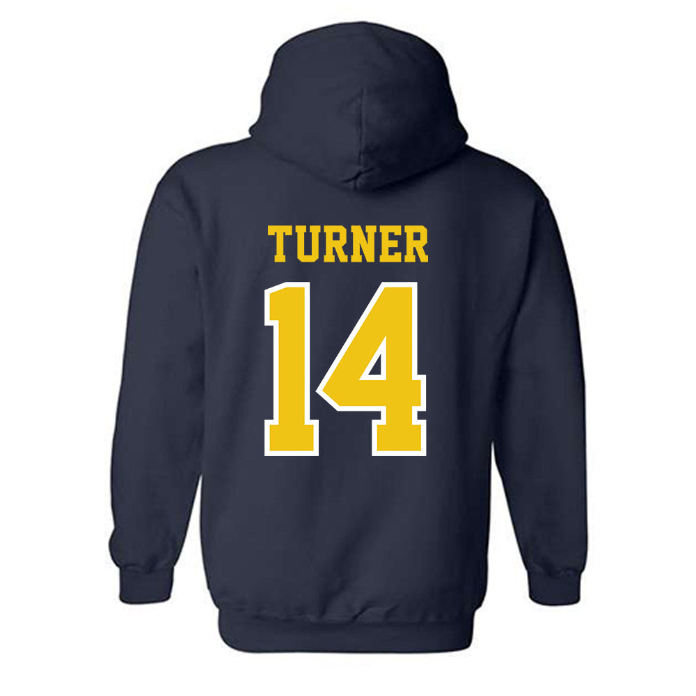 Michigan - NCAA Baseball : Colby Turner - Classic Shersey Hooded Sweatshirt-1