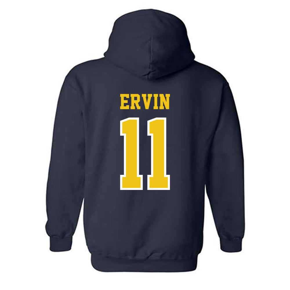 Michigan - NCAA Women's Soccer : Elle Ervin - Classic Shersey Hooded Sweatshirt-1