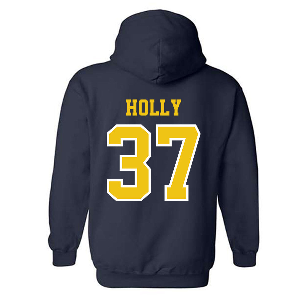 Michigan - NCAA Football : Julius Holly - Classic Shersey Hooded Sweatshirt-1