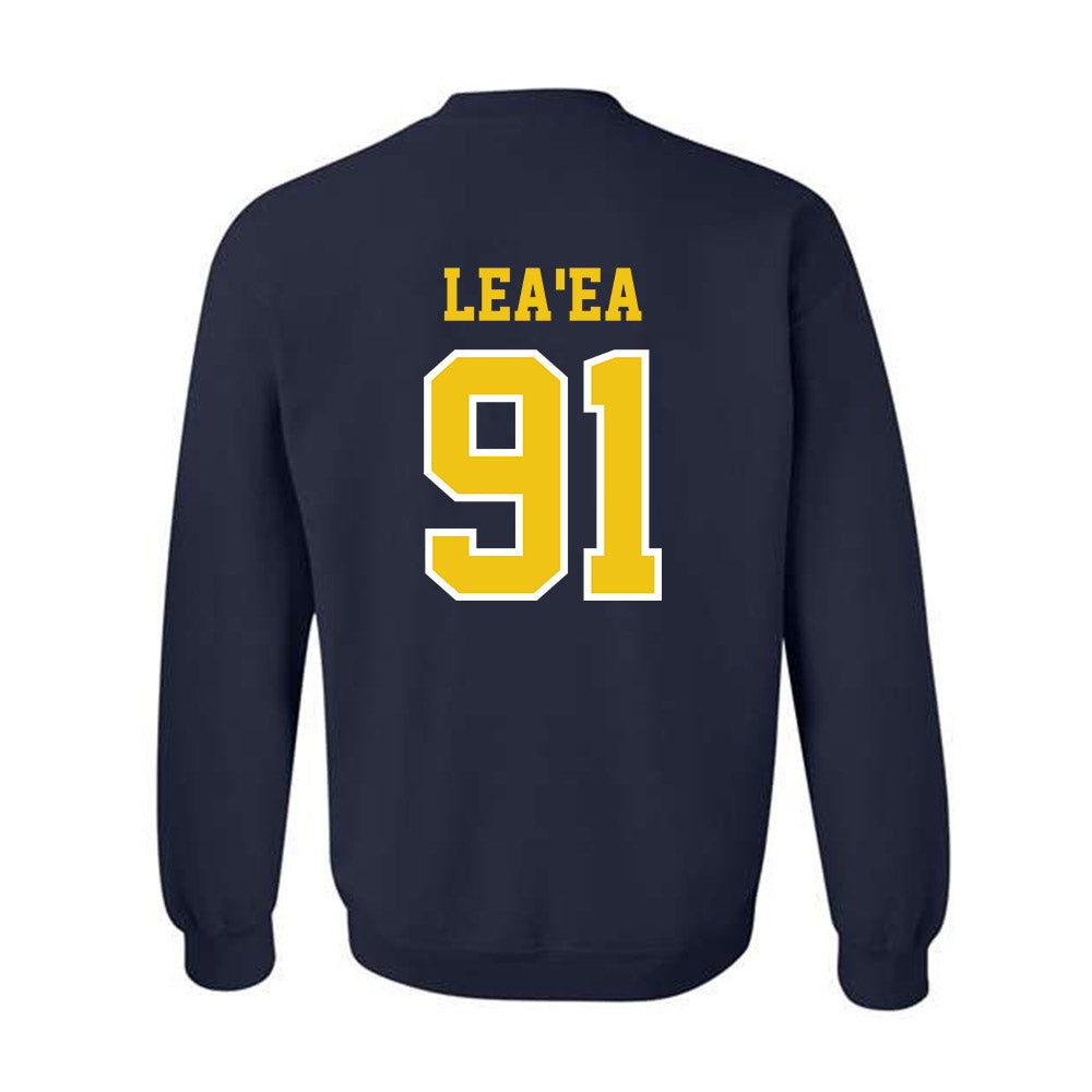 Michigan - NCAA Football : Jonah Lea'ea - Classic Shersey Crewneck Sweatshirt-1