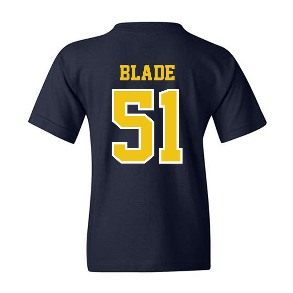 Michigan - NCAA Football : McHale Blade - Classic Shersey Youth T-Shirt-1