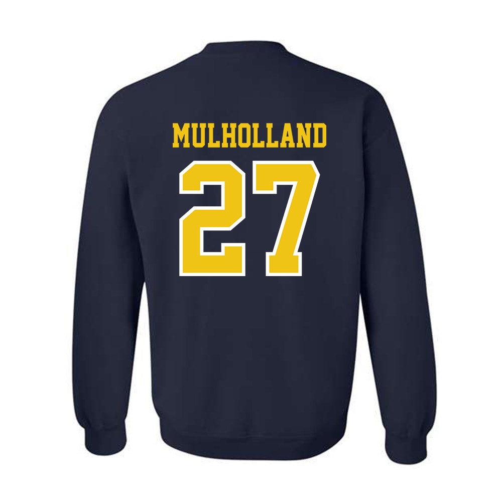 Michigan - NCAA Men's Lacrosse : Aidan Mulholland - Classic Shersey Crewneck Sweatshirt-1