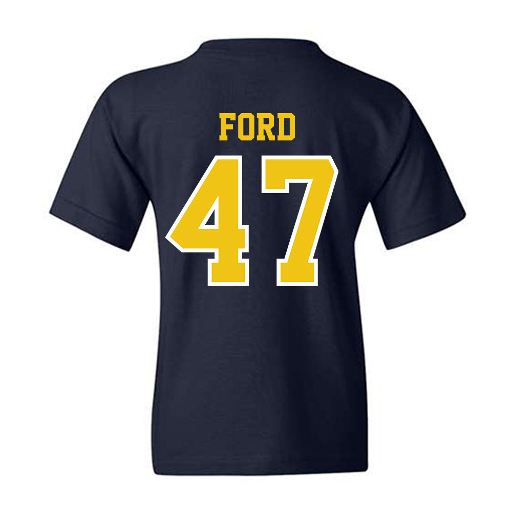 Michigan - NCAA Men's Lacrosse : Josh Ford - Classic Shersey Youth T-Shirt-1