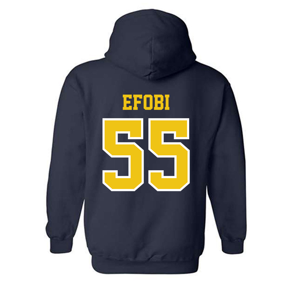 Michigan - NCAA Football : Nathan Efobi - Classic Shersey Hooded Sweatshirt-1