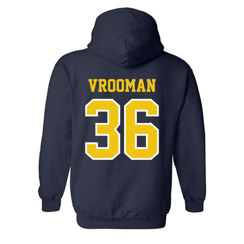 Michigan - NCAA Women's Lacrosse : Brinley Vrooman - Classic Shersey Hooded Sweatshirt-1