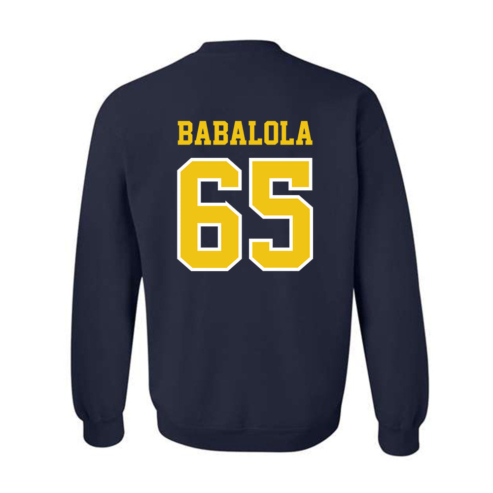Michigan - NCAA Football : Andrew Babalola - Classic Shersey Crewneck Sweatshirt-1