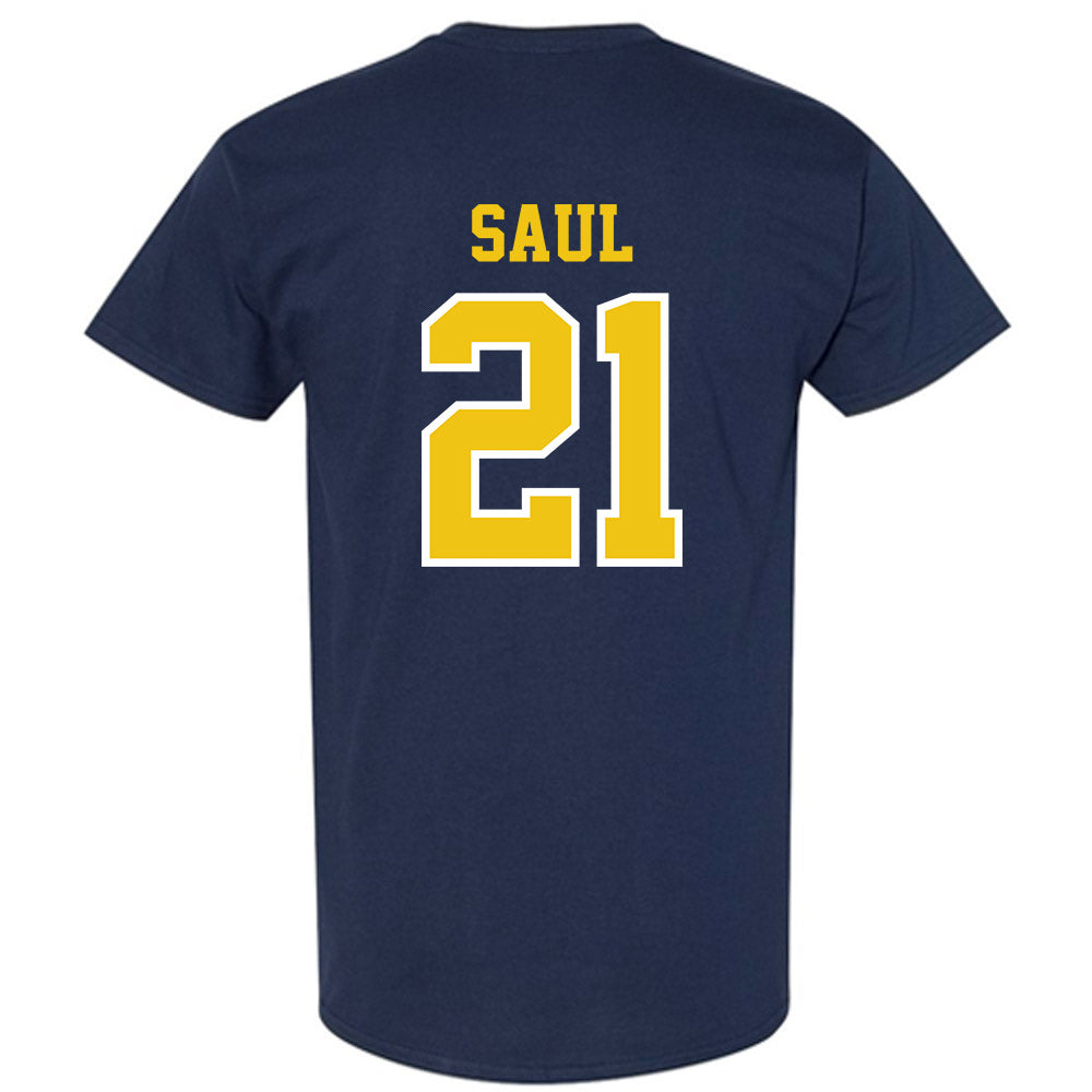 Michigan - NCAA Men's Soccer : Bode Saul - Classic Shersey T-Shirt-1