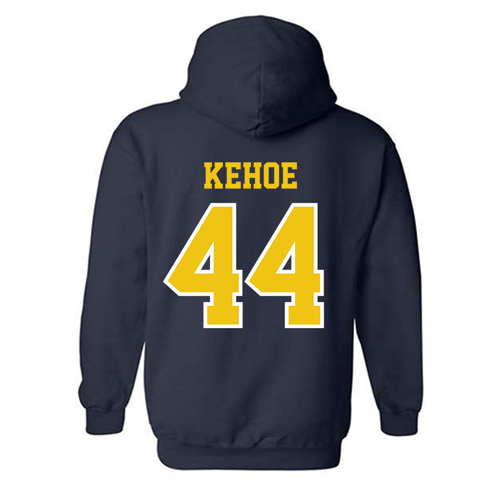 Michigan - NCAA Men's Lacrosse : Ryan Kehoe - Classic Shersey Hooded Sweatshirt-1