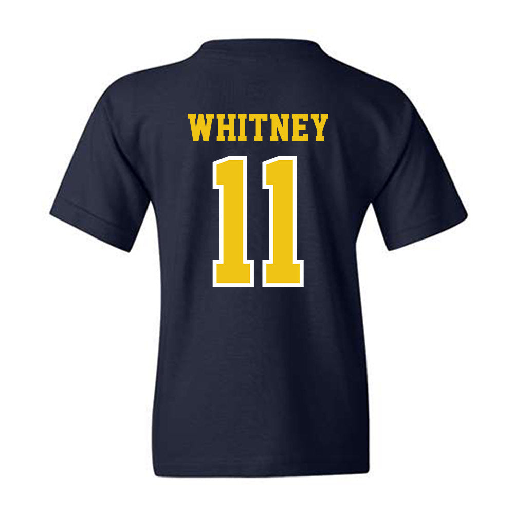 Michigan - NCAA Men's Lacrosse : Mason Whitney - Classic Shersey Youth T-Shirt-1