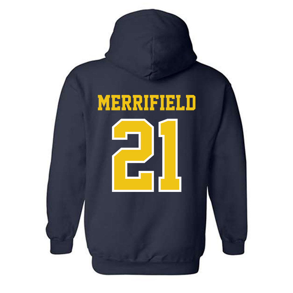 Michigan - NCAA Women's Lacrosse : Katharine Merrifield - Classic Shersey Hooded Sweatshirt-1