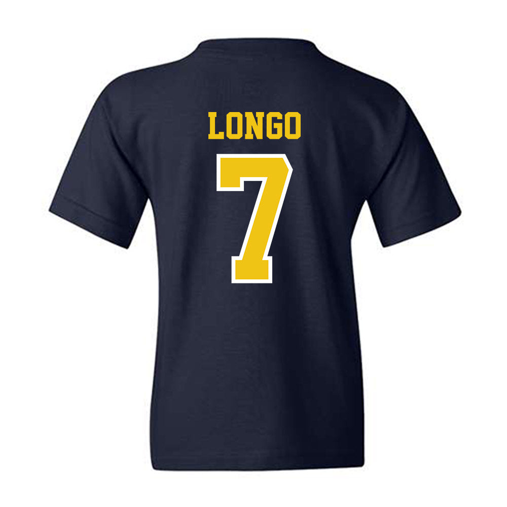 Michigan - NCAA Baseball : Joe Longo - Classic Shersey Youth T-Shirt-1