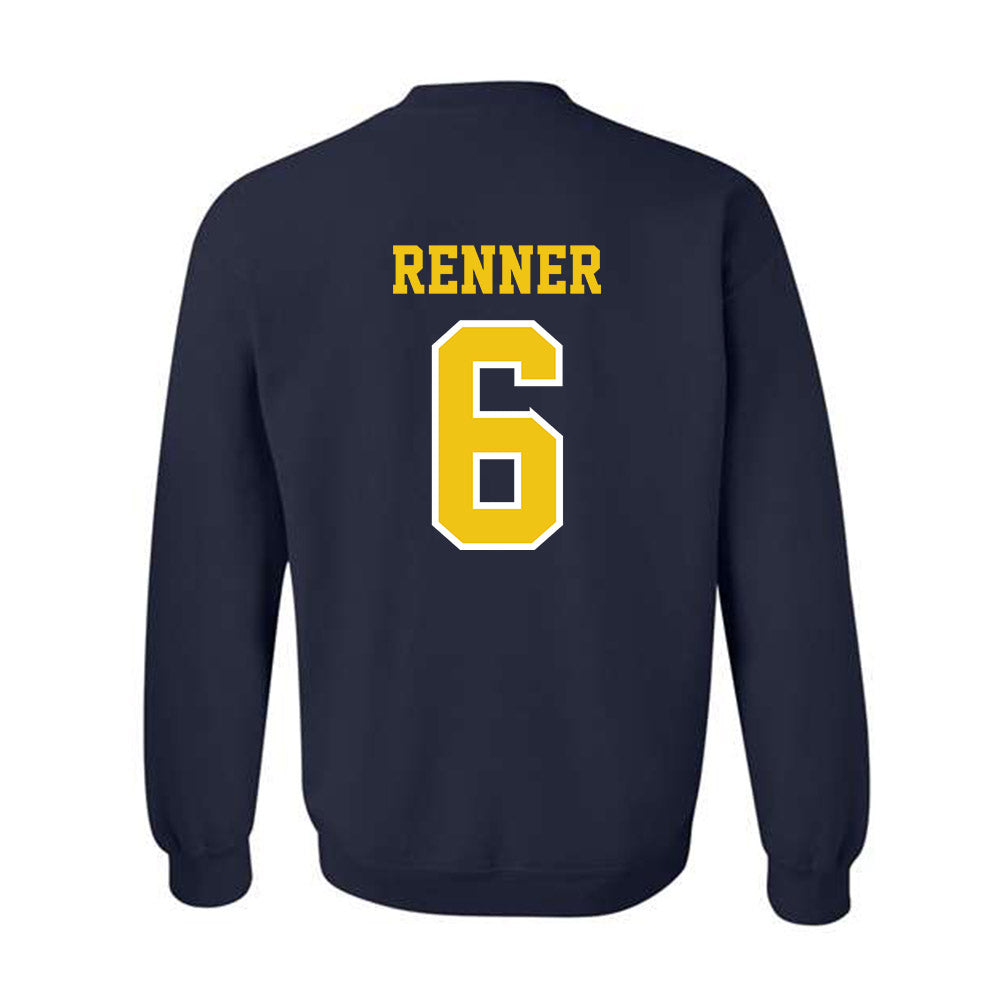 Michigan - NCAA Men's Lacrosse : Tommy Renner - Classic Shersey Crewneck Sweatshirt-1