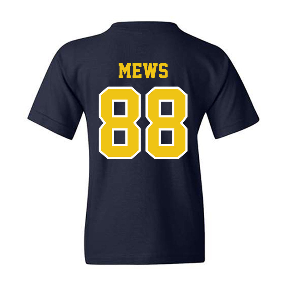 Michigan - NCAA Men's Ice Hockey : Henry Mews - Classic Shersey Youth T-Shirt-1
