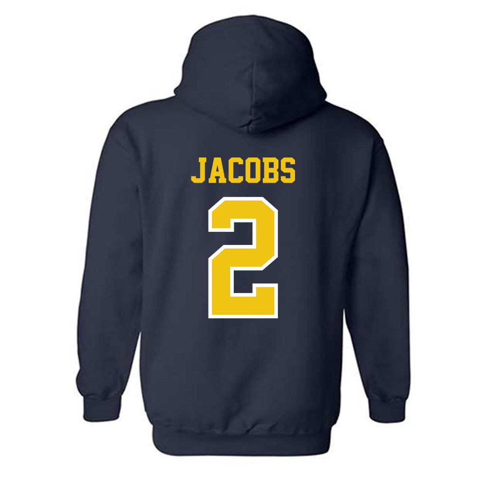 Michigan - NCAA Women's Volleyball : Allison Jacobs - Classic Shersey Hooded Sweatshirt-1