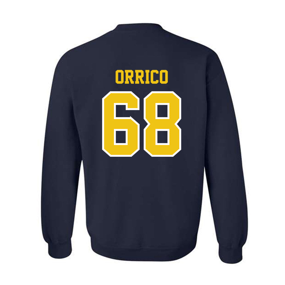 Michigan - NCAA Men's Ice Hockey : Josh Orrico - Classic Shersey Crewneck Sweatshirt-1