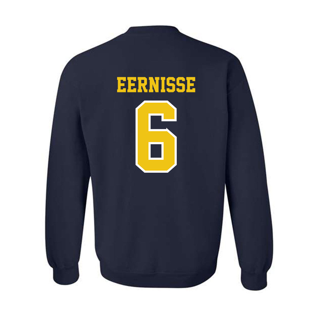 Michigan - NCAA Men's Ice Hockey : Josh Eernisse - Classic Shersey Crewneck Sweatshirt-1