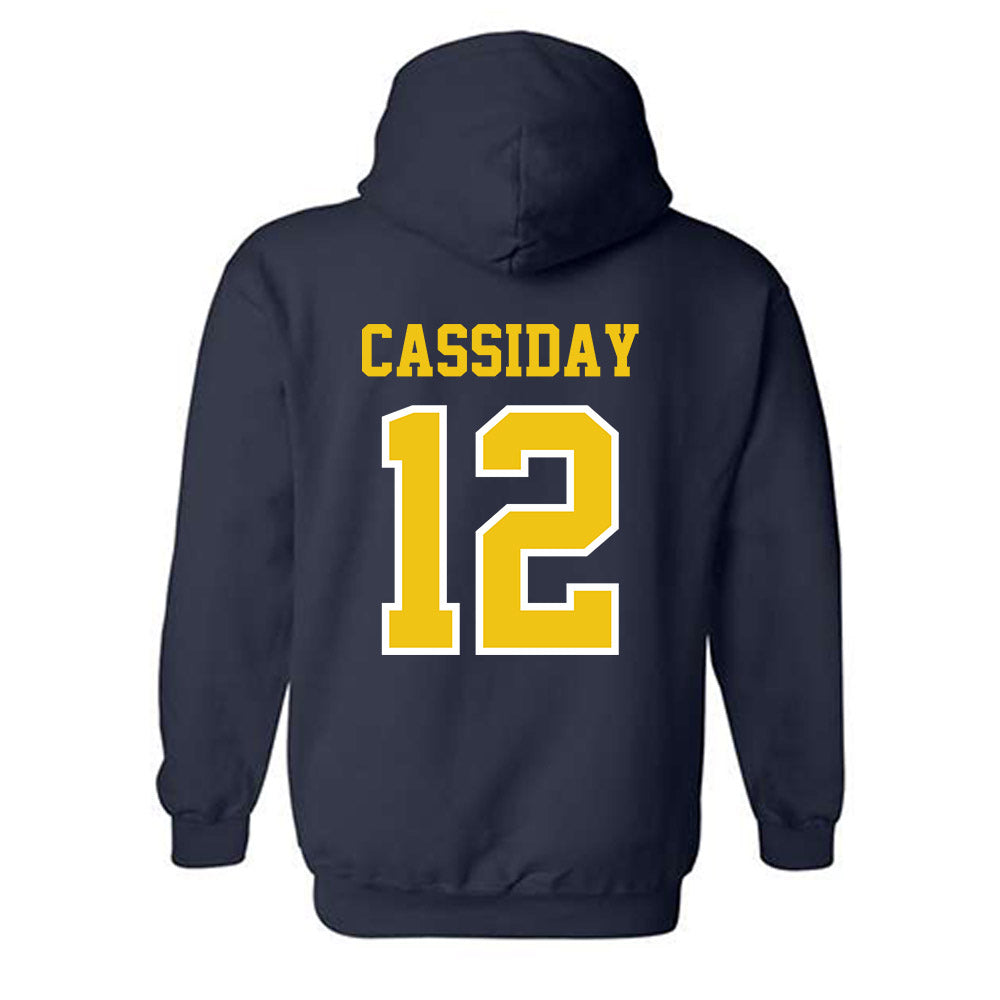 Michigan - NCAA Men's Soccer : Nicholas Cassiday - Classic Shersey Hooded Sweatshirt-1