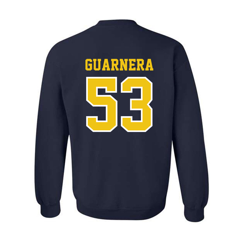 Michigan - NCAA Football : Jake Guarnera - Classic Shersey Crewneck Sweatshirt-1