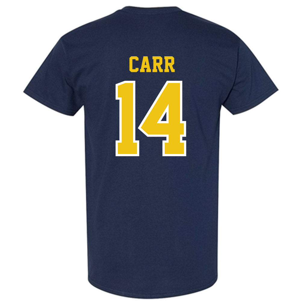 Michigan - NCAA Football : Tommy Carr - Classic Shersey T-Shirt-1