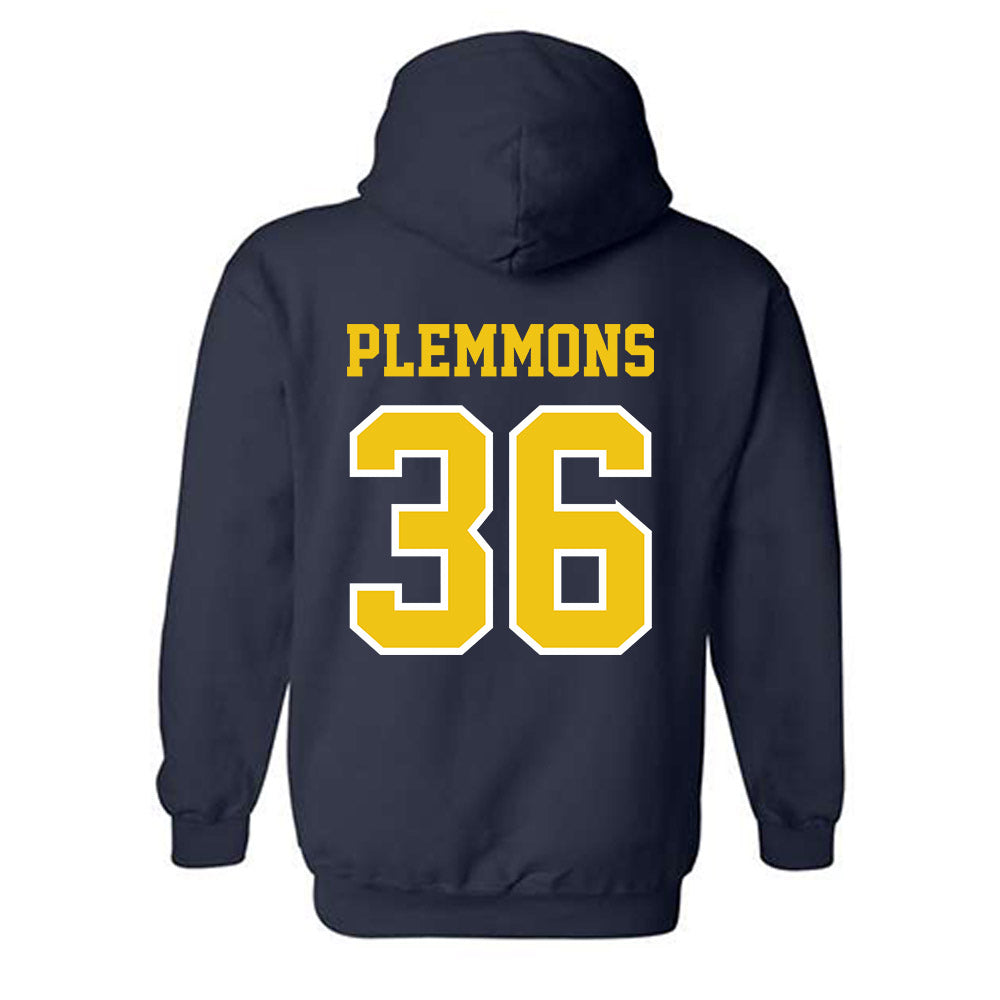 Michigan - NCAA Men's Lacrosse : Brandon Plemmons - Classic Shersey Hooded Sweatshirt-1