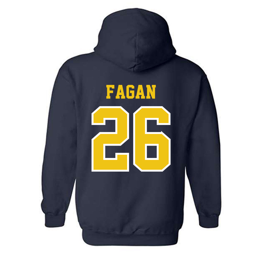 Michigan - NCAA Women's Lacrosse : Molly Fagan - Classic Shersey Hooded Sweatshirt-1