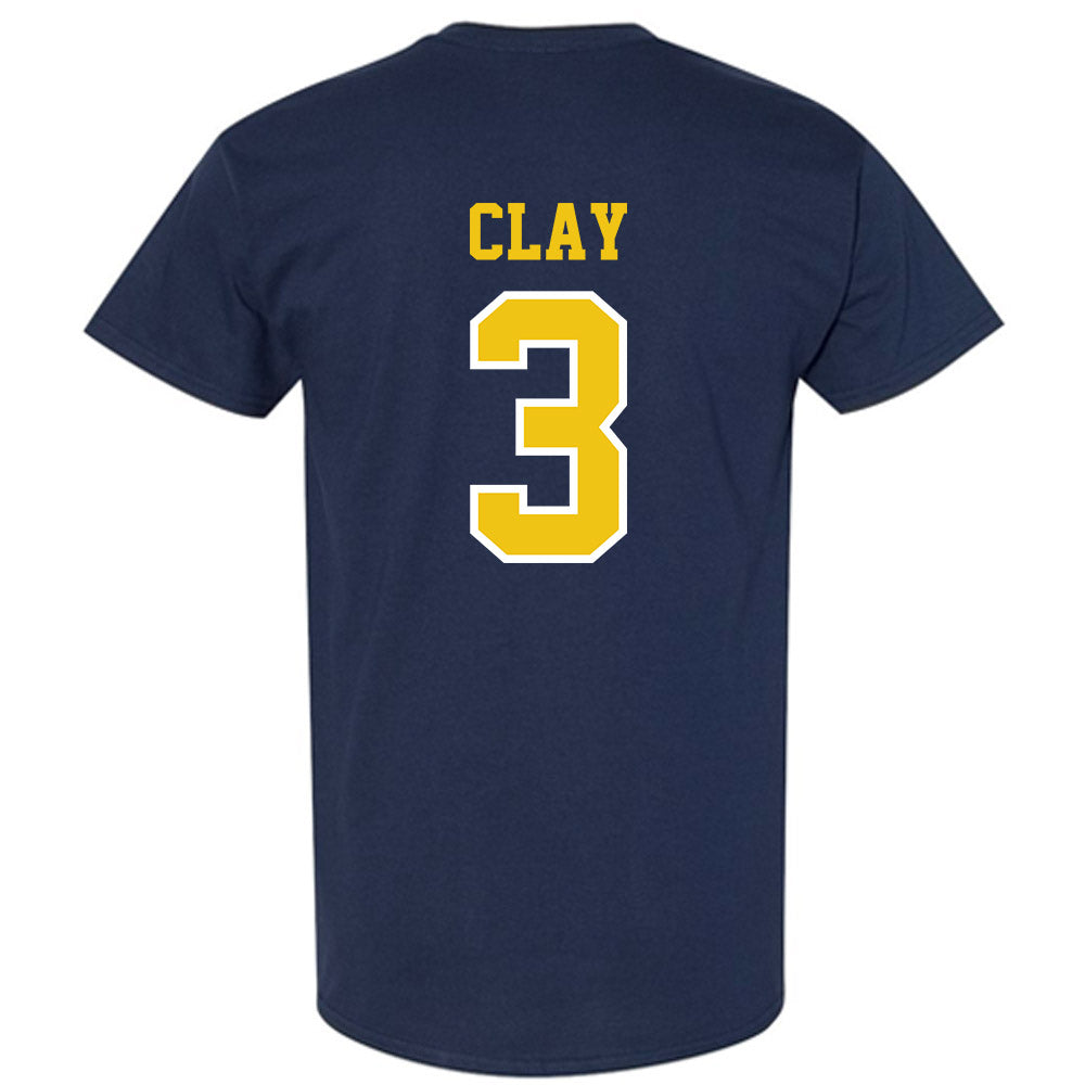 Michigan - NCAA Men's Lacrosse : Rowan Clay - Classic Shersey T-Shirt-1