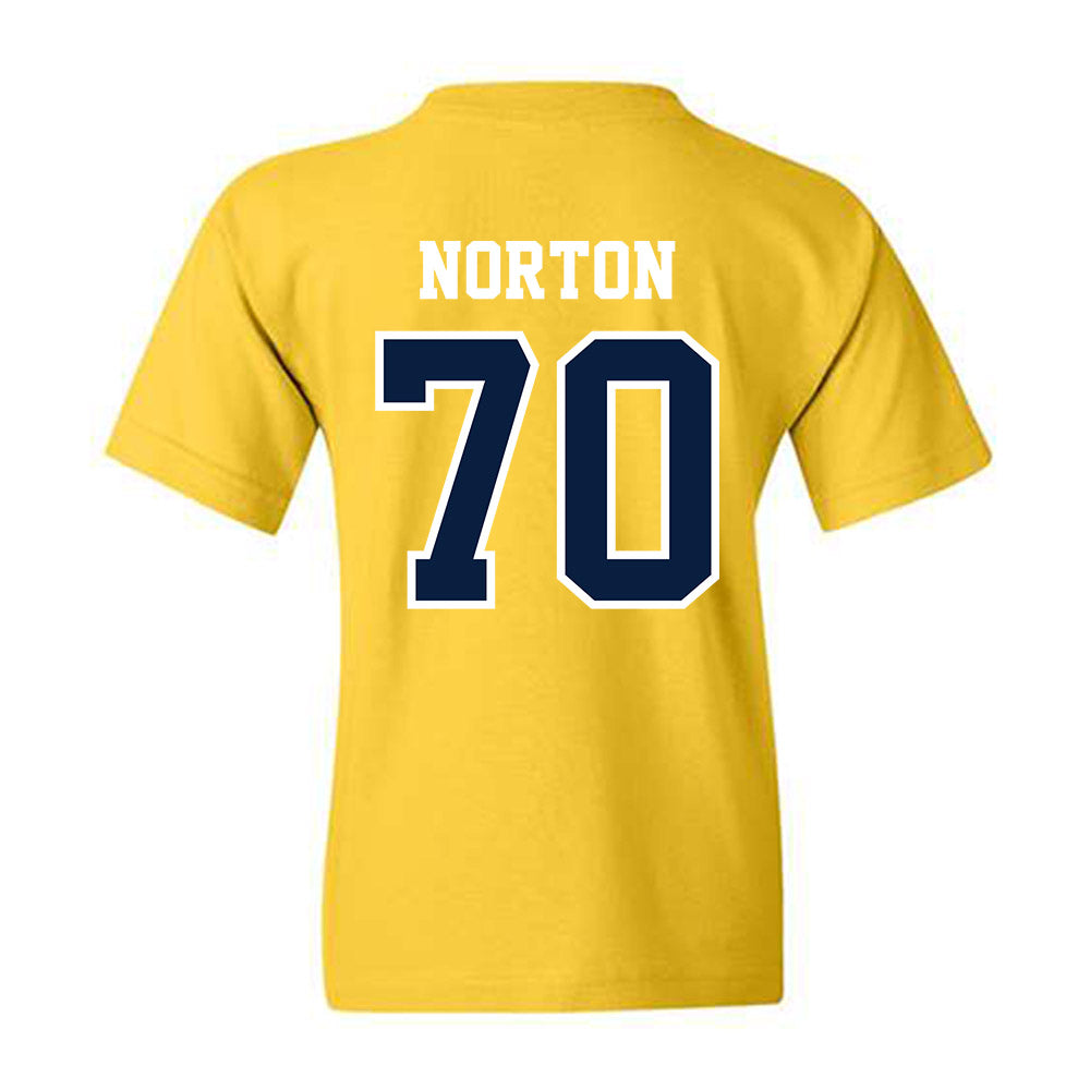 Michigan - NCAA Football : Brady Norton - Classic Shersey Youth T-Shirt-1