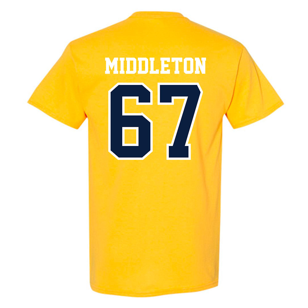 Michigan - NCAA Football : Trent Middleton - Classic Shersey T-Shirt-1