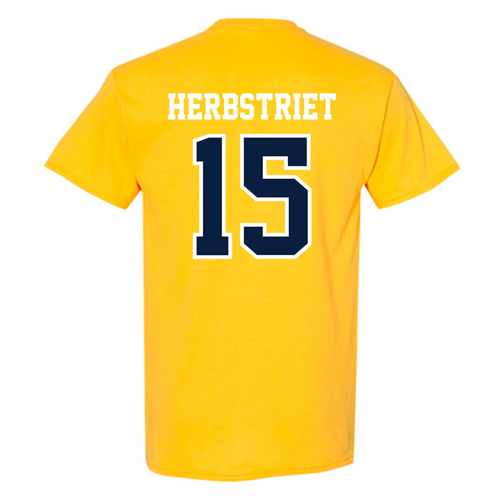 Michigan - NCAA Football : Chase Herbstriet - Classic Shersey T-Shirt-1